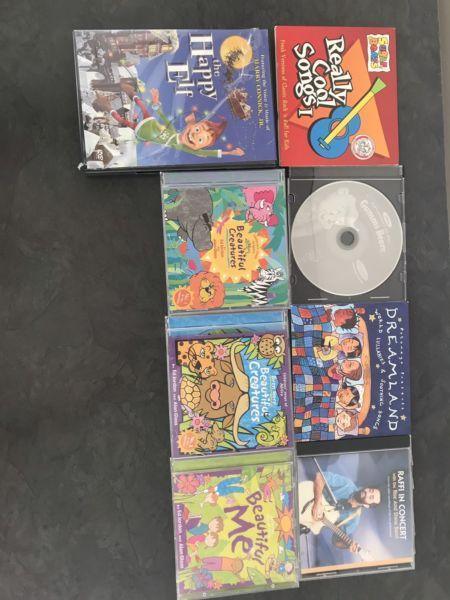 Kids music and DVDs