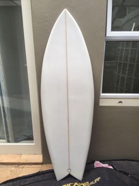 Brand New 5 foot 9 Twin Fin Fish