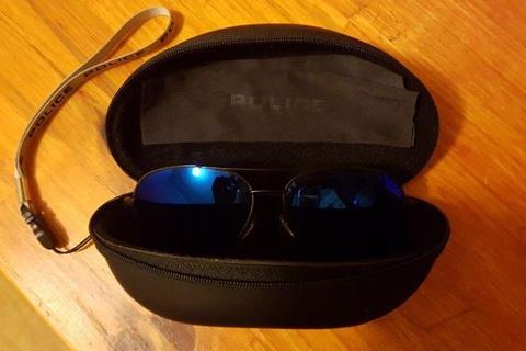 Blue Police Sunglasses for Sale