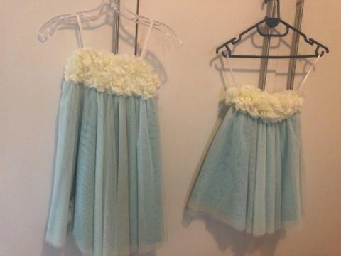 Bride and Co - Mint Flower girl dresses