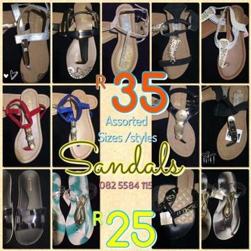 NEW Ladies sandals to clear now