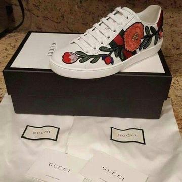Gucci flower sneakers