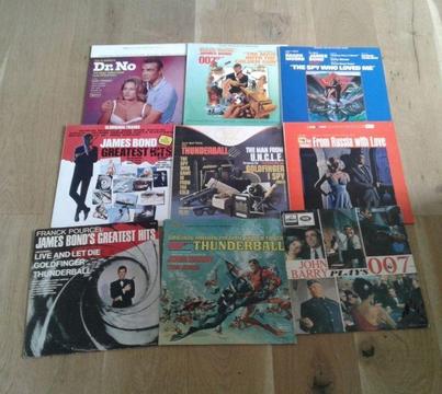 JAMES BOND SOUNDTRACK LP s