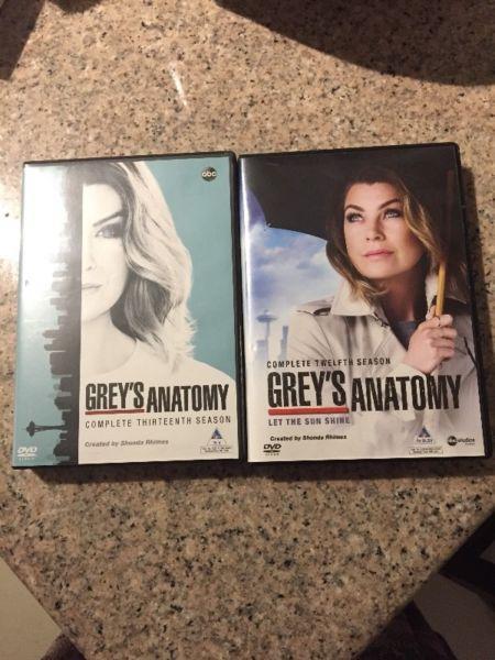 Grey's Anatomy DVDs season 1-13