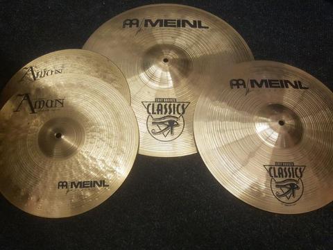 Meinl Classics Cymbal set with Bag