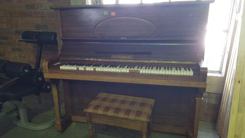 W Gericke piano in good condition for sale