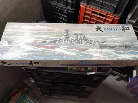 Yamato battleship Tamiya model ship