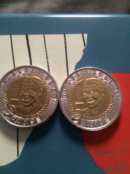 New 5r Mandela Centenary coins