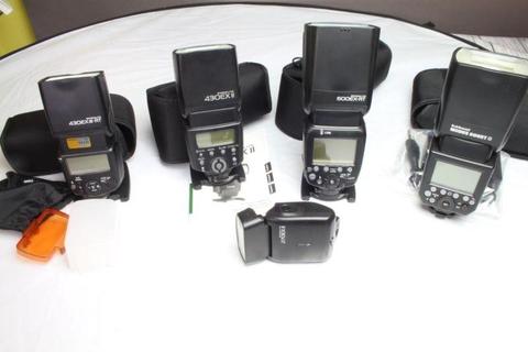 The following Canon flashes for sale