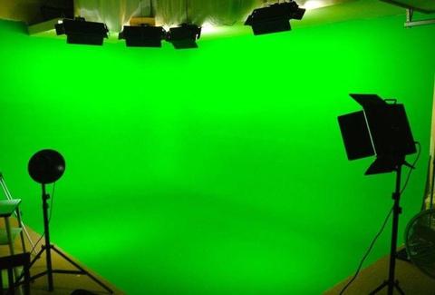 Two big chroma key green-screens for sale