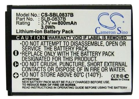 Cameron Sino Camera Battery CS-SBL0837B for SAMSUNG SLB-0837B etc