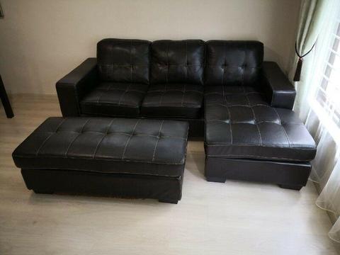 L-shape Couch with ottoman