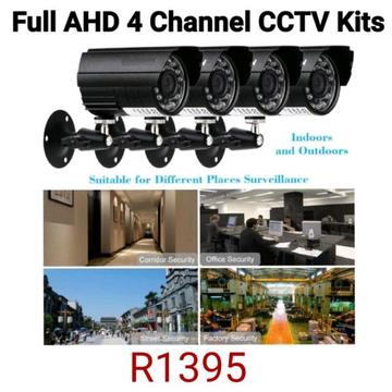 **SPECIAL** 4 Channel CCTV Full AHD Camera Kit