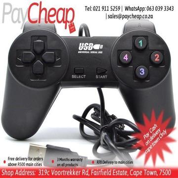 New Black Joystick USB 2.0 Game Pad Controller For PC