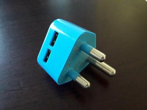 USB South African Wall Charger