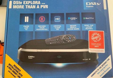 DSTV Explora 1 PVR with Dish, brackets and LNB
