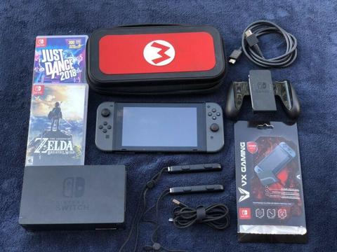 Nintendo switch plus all accessories shown in the pictures in excellent condition