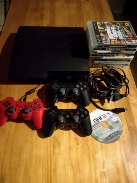 Ps3 300gb 10games 3 controllers
