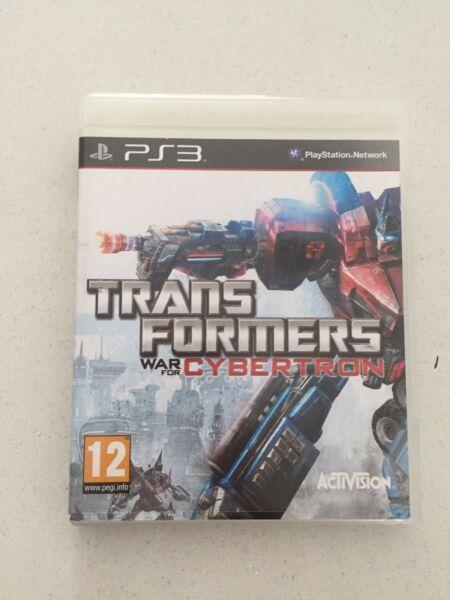 PS3 game: Transformers war for Cybertron