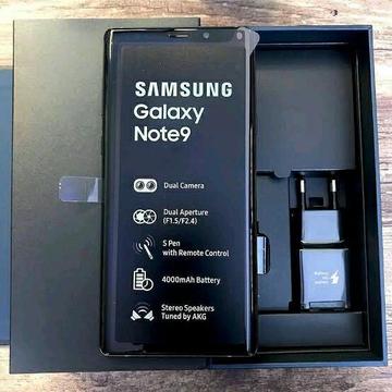 SAMSUNG GALAXY NOTE 9 128GB MIDNIGHT BLACK IN THE BOX ( TRADE INS WELCOME)