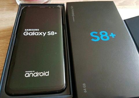 SAMSUNG GALAXY S8 PLUS BLACK IN THE BOX ( TRADE INS WELCOME)