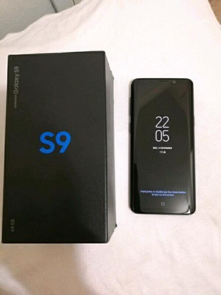 Samsung Galaxy S9 With Box For Sale