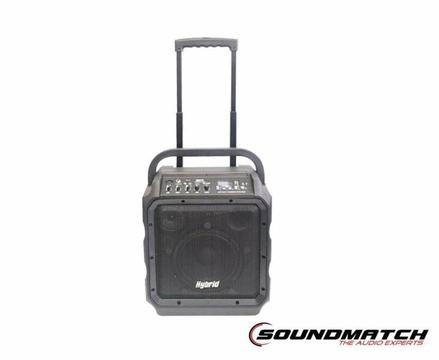 Hybrid TRAVELITE8 Portable 8inch Battery Powered 60W RMS Active Speaker