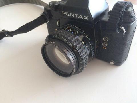 Pentax LX 35mm film camera w/ Pentax SMC-A 50mm 1.4 lens
