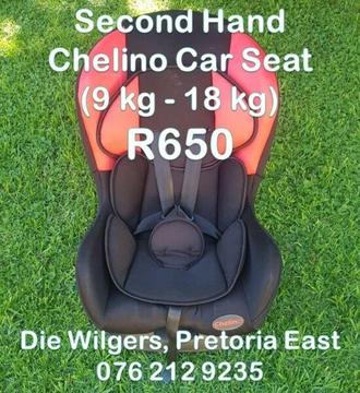 Second Hand Chelino Car Seat (9 kg - 18 kg)