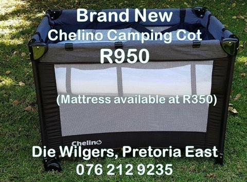 Brand New Chelino Camping Cot