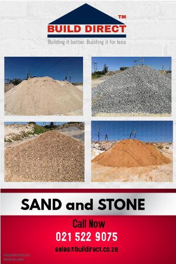 SAND and STONE ! WE DELIVER ! CASH OR CARD ON DELIVERY ACCEPTED !