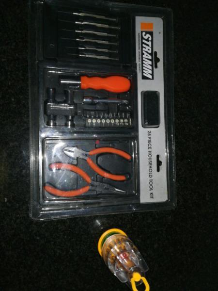 Stramm Household toolkit and Impacter 31 in 1 screwdriver set