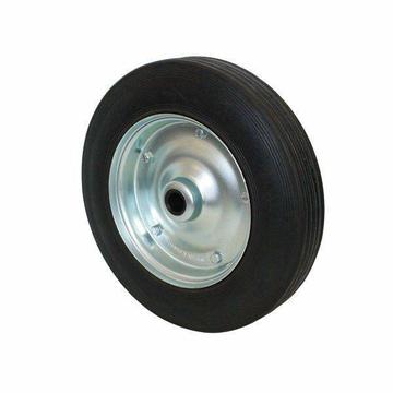 Caslad Nylon Brush Rubber Tyre Wheel - 350mm
