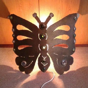 Butterfly shaped wall light for sale!