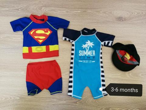 3 - 6 month swim suits