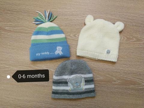 warm hats 0-6 months