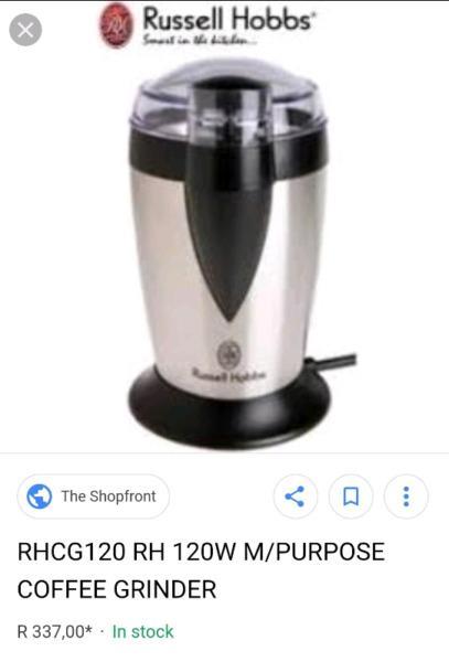 Russell hobbs multi purpose coffee/spice grinder