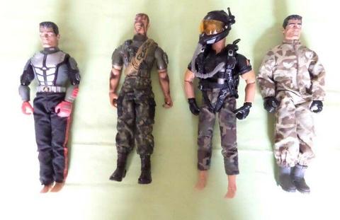 4 x Action Men Toys For Sale