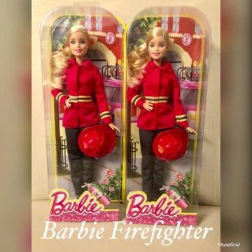 Firefighter Barbie Doll - Brand new