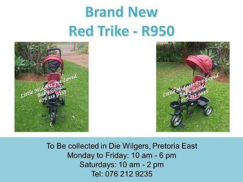 Brand New Red Trike