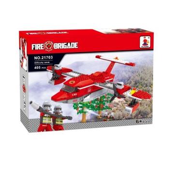 Building Blocks Fire Brigade Plane 21703