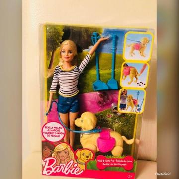 Barbie Walk and Potty Pup Doll