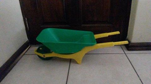 Wheelbarrow plastic toy for child for sale