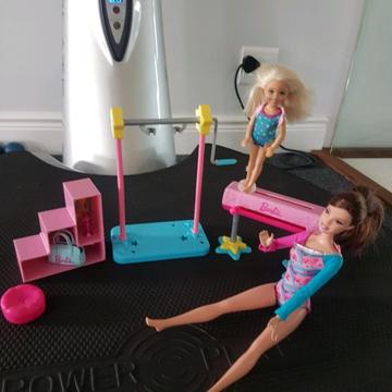 Barbie gymnast doll