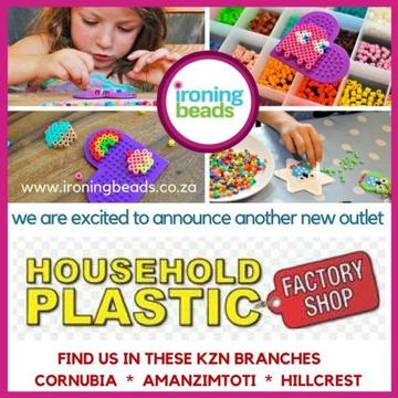 Ironing Beads - available at Household Plastics in Cornubia Shopping Centre, Umhlanga, Kzn