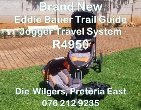 Brand New Eddie Bauer Trail Guide Jogger Travel System