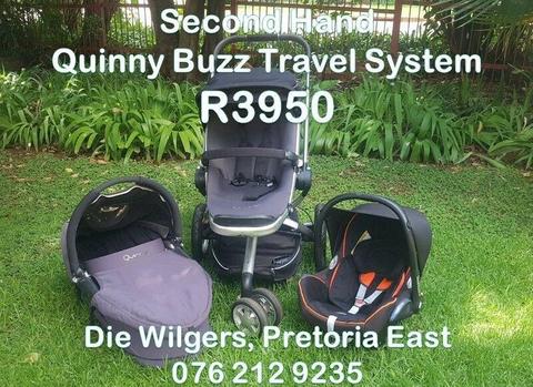 Second Hand Quinny Buzz Travel System