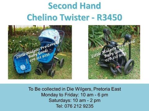 Second Hand Chelino Twister (White and Blue)