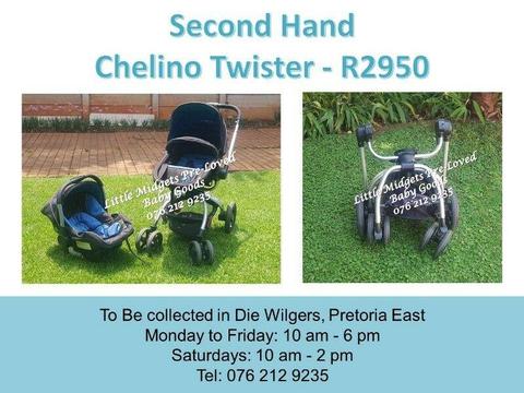 Second Hand Chelino Twister (Dark Blue and Black)