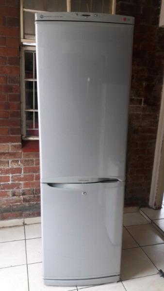 Silver LG fridge for sale